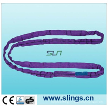 1t * 1m 100% Polyester Sling Round avec Safaty Factor comme 7: 1